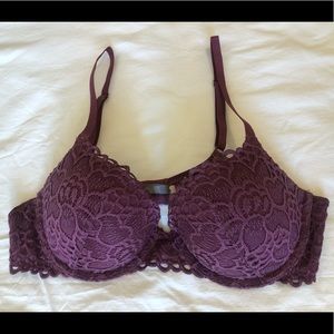 Aerie plum harper push up bra 34C